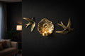 2 BIRDS  CANDEL WALL SET