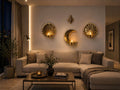 MODERN COPER CANDLE WALL DECOR
