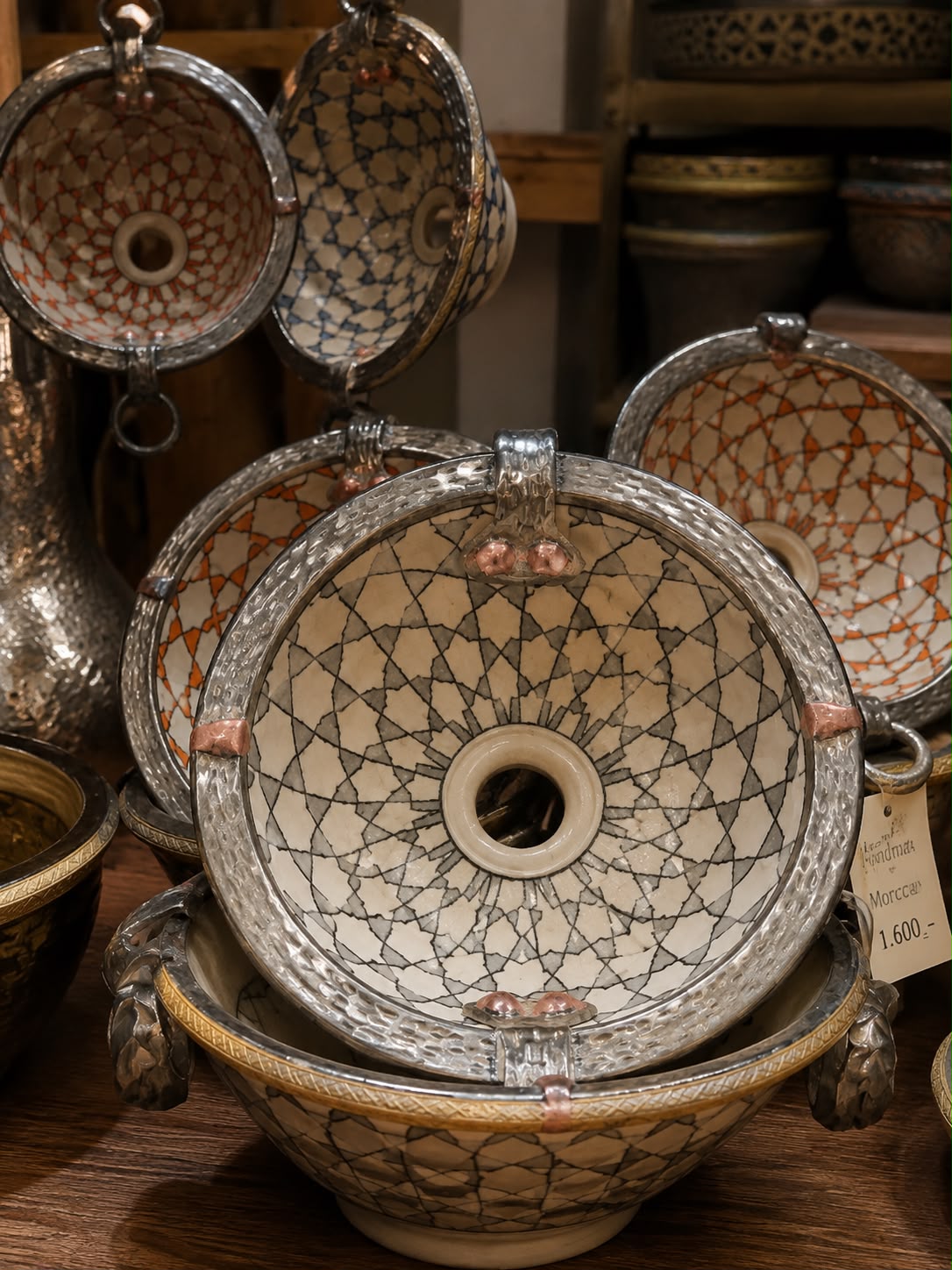 Copper Pottery Moroccan hand made