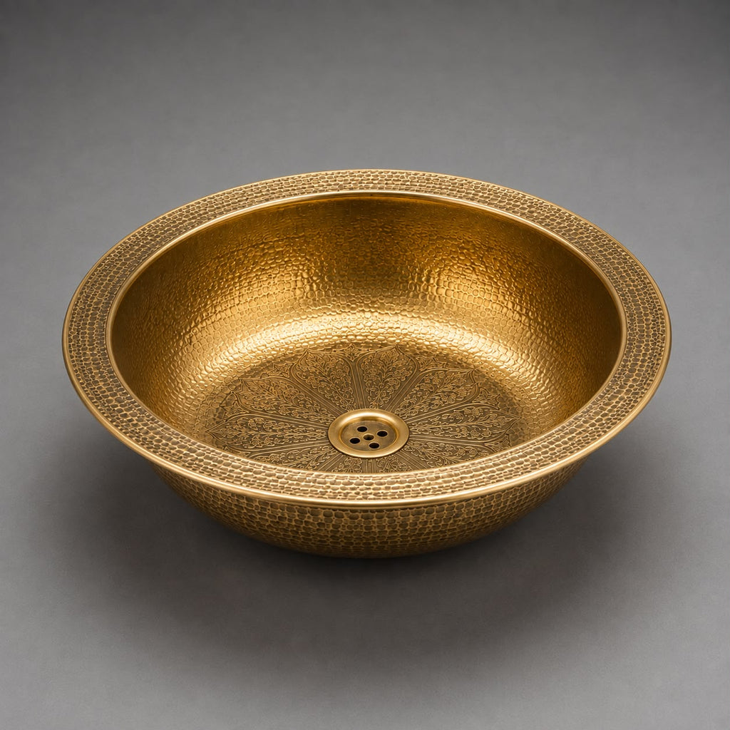 Handcrafted Moroccan Brass Sink